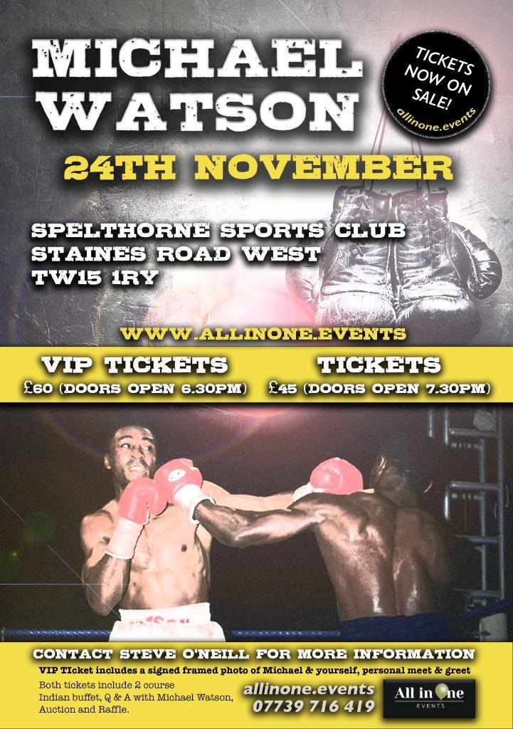 An Evening With Boxer Michael Watson