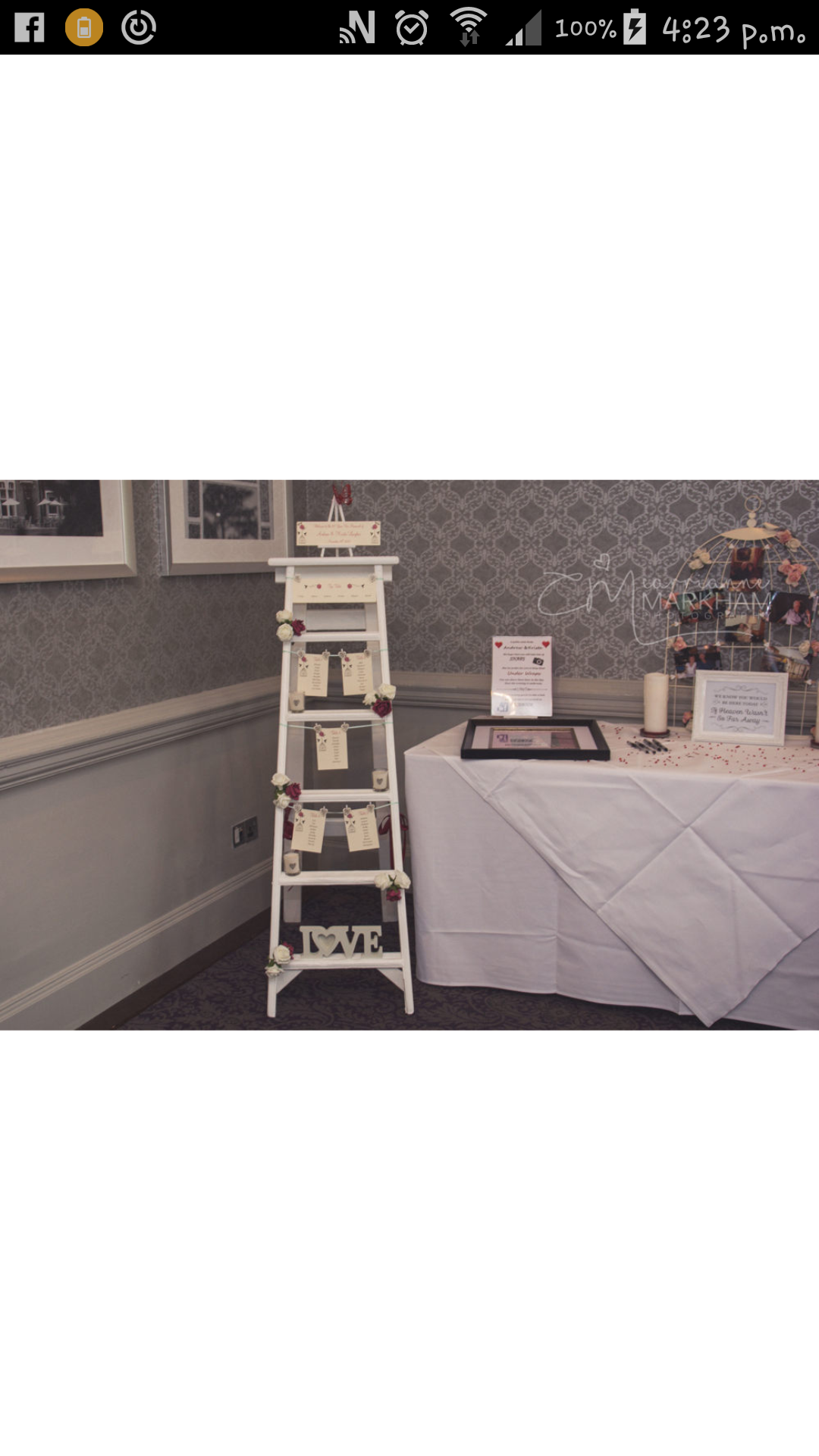 Memory Ladder / table plan ladder - Venue Decoration