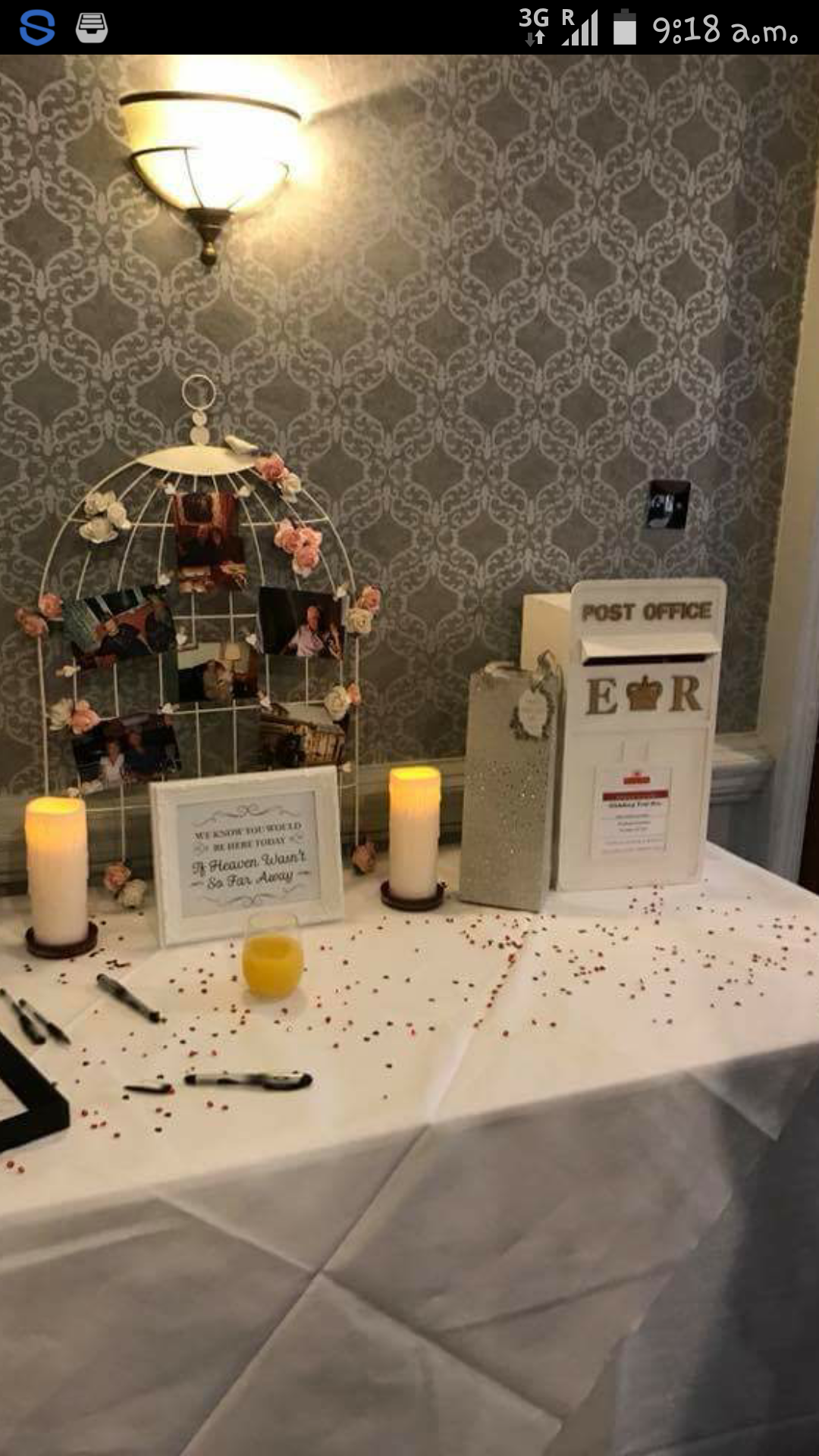 Memory Bird Cage/ Table Plan Bird Cage