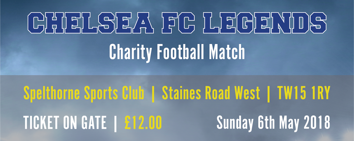 Chelsea Fc legends  Vs  Del Harris's Middlesex legends