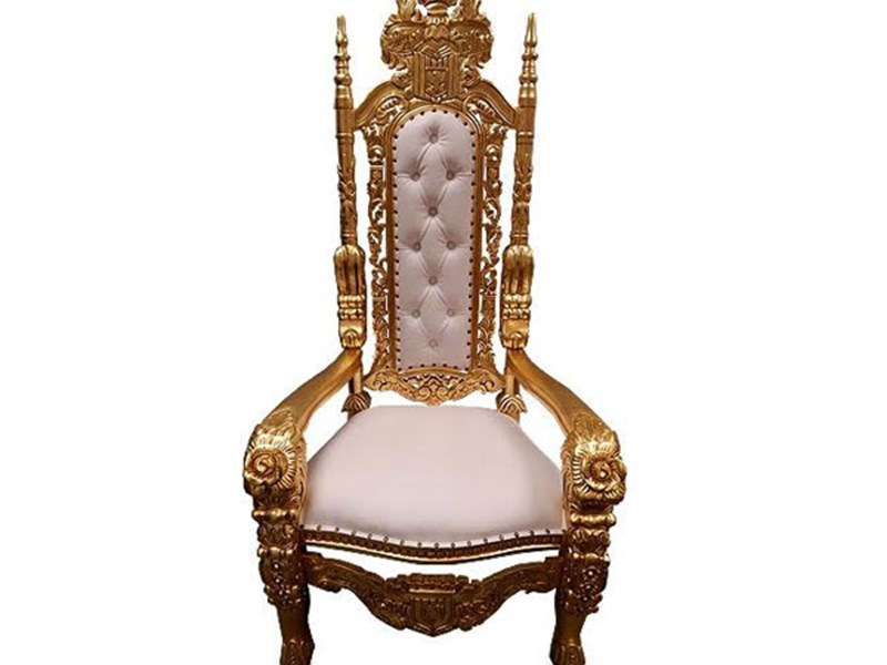 Gold Rose Throne - Wedding Throne Gold Rose Throne - Wedding Throne